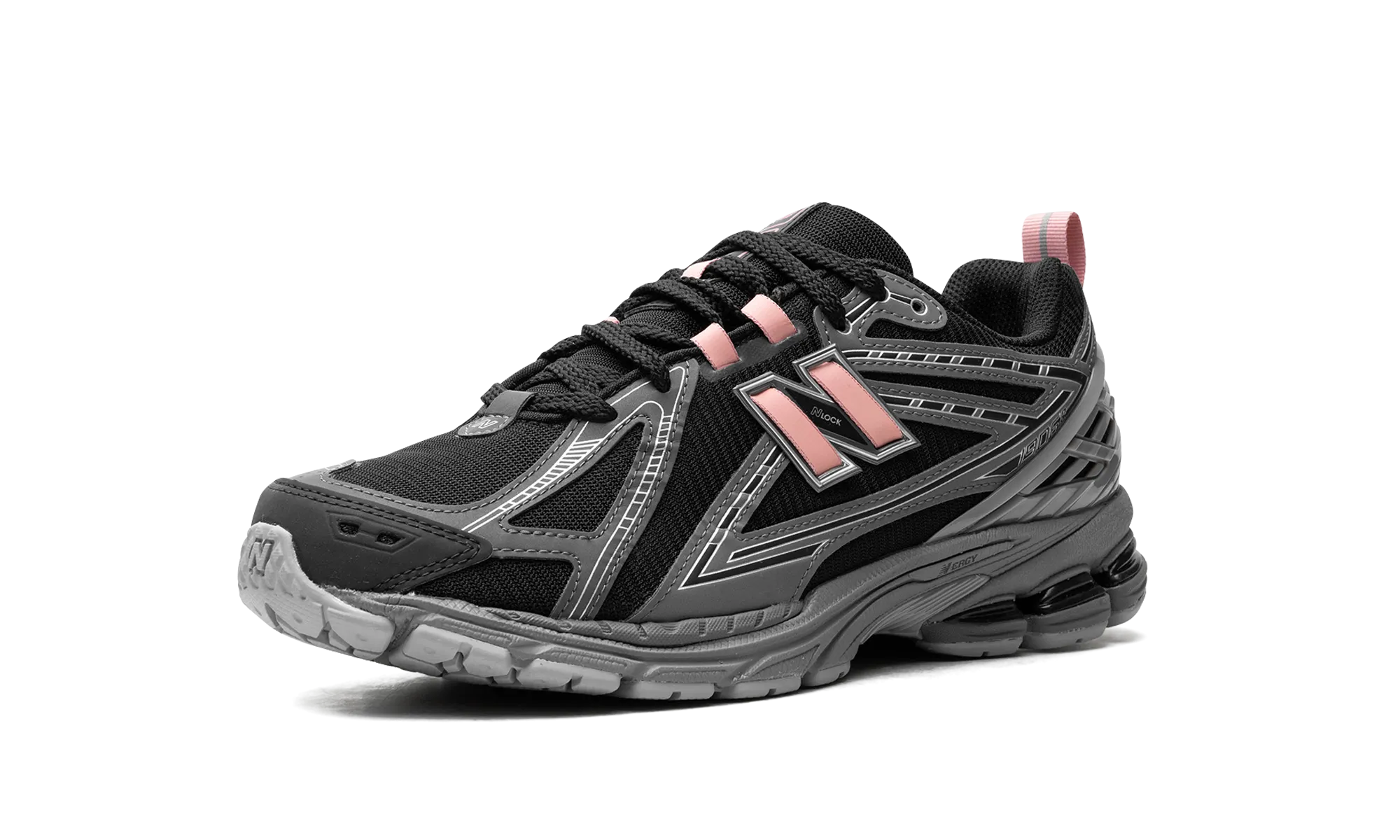 1906R "Black / Pink" running in a race shoes slip - on running shoes