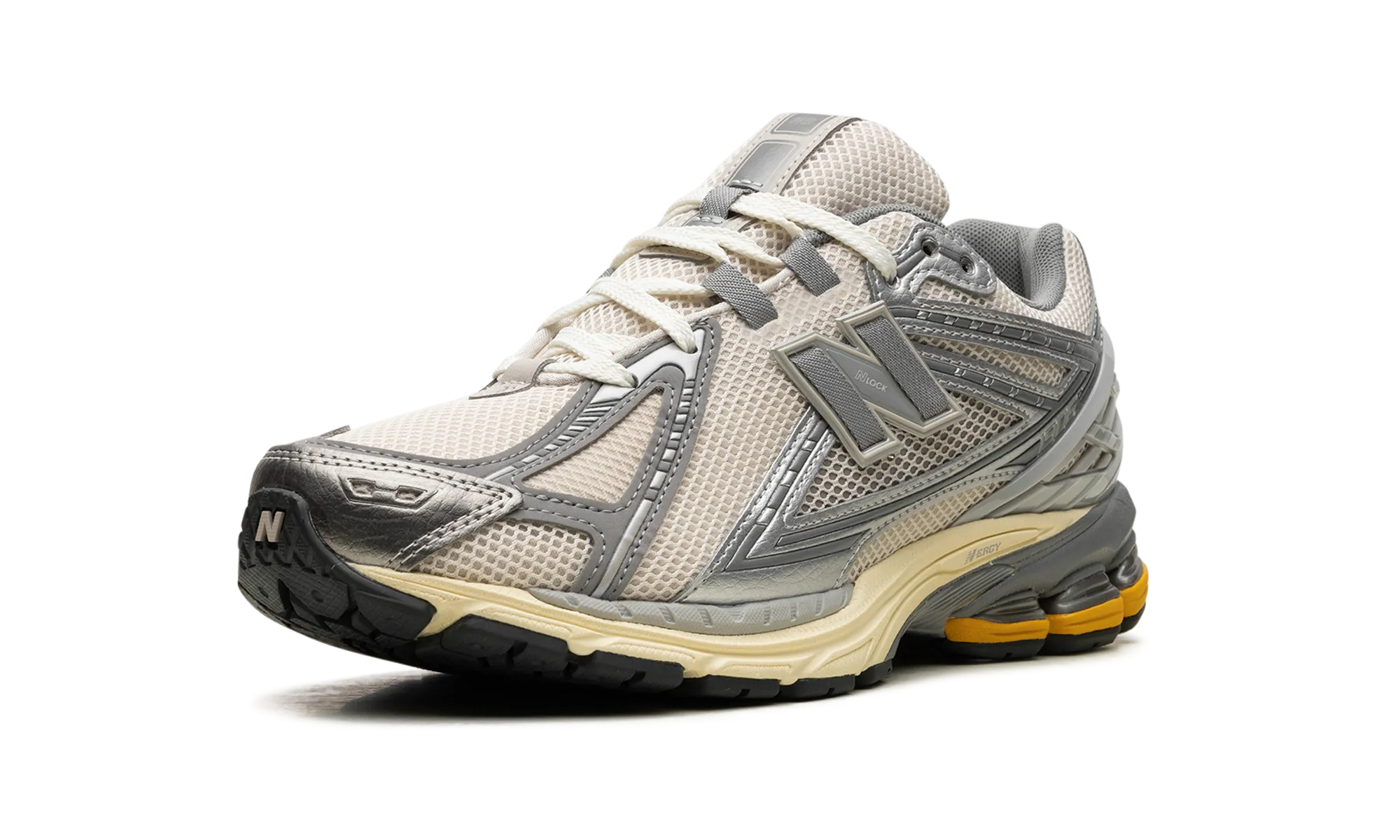 1906R "Metallic Silver Yellow" evening - runner Seamless construction