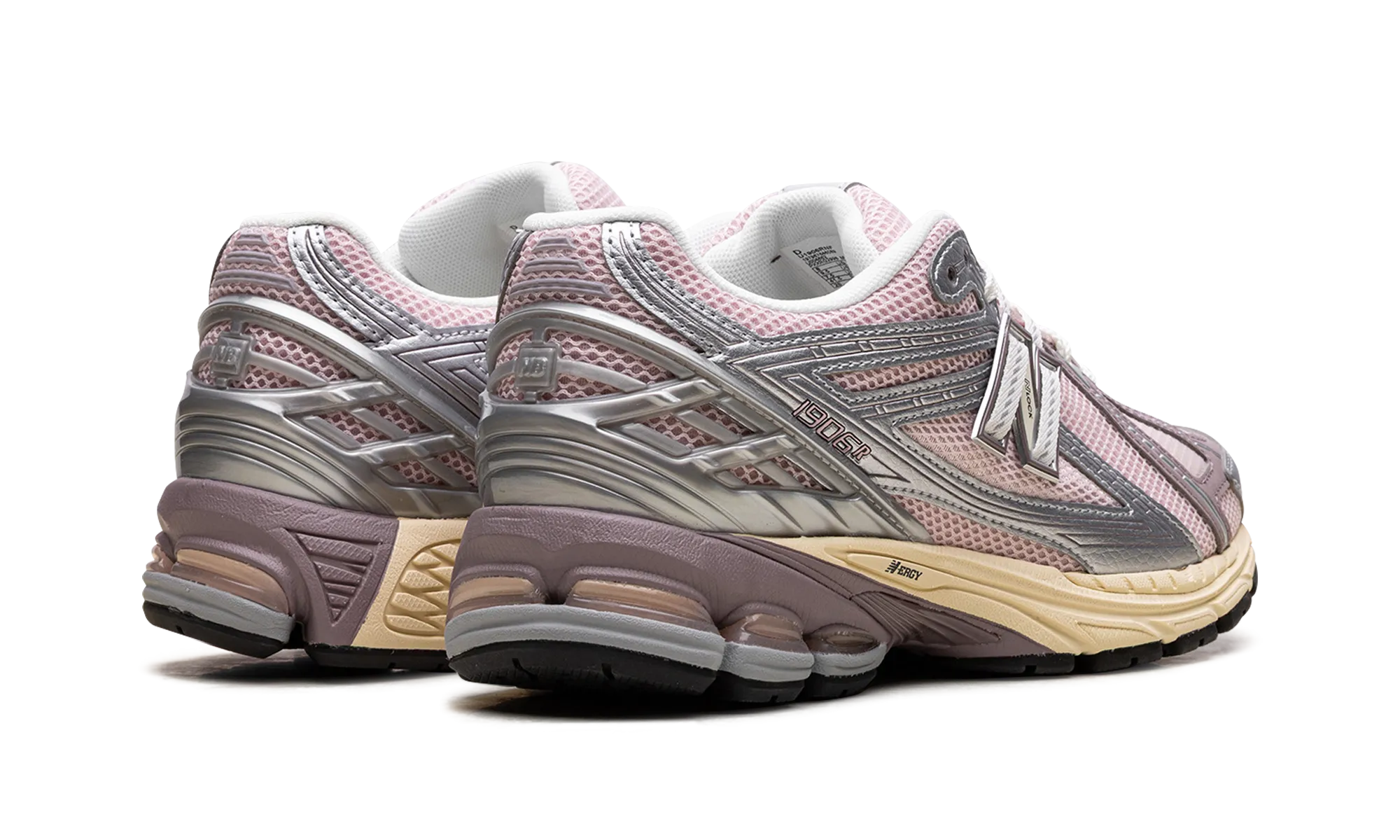 Customizable Option running in smooth tracks shoes 1906R "Rose Sugar Silver"