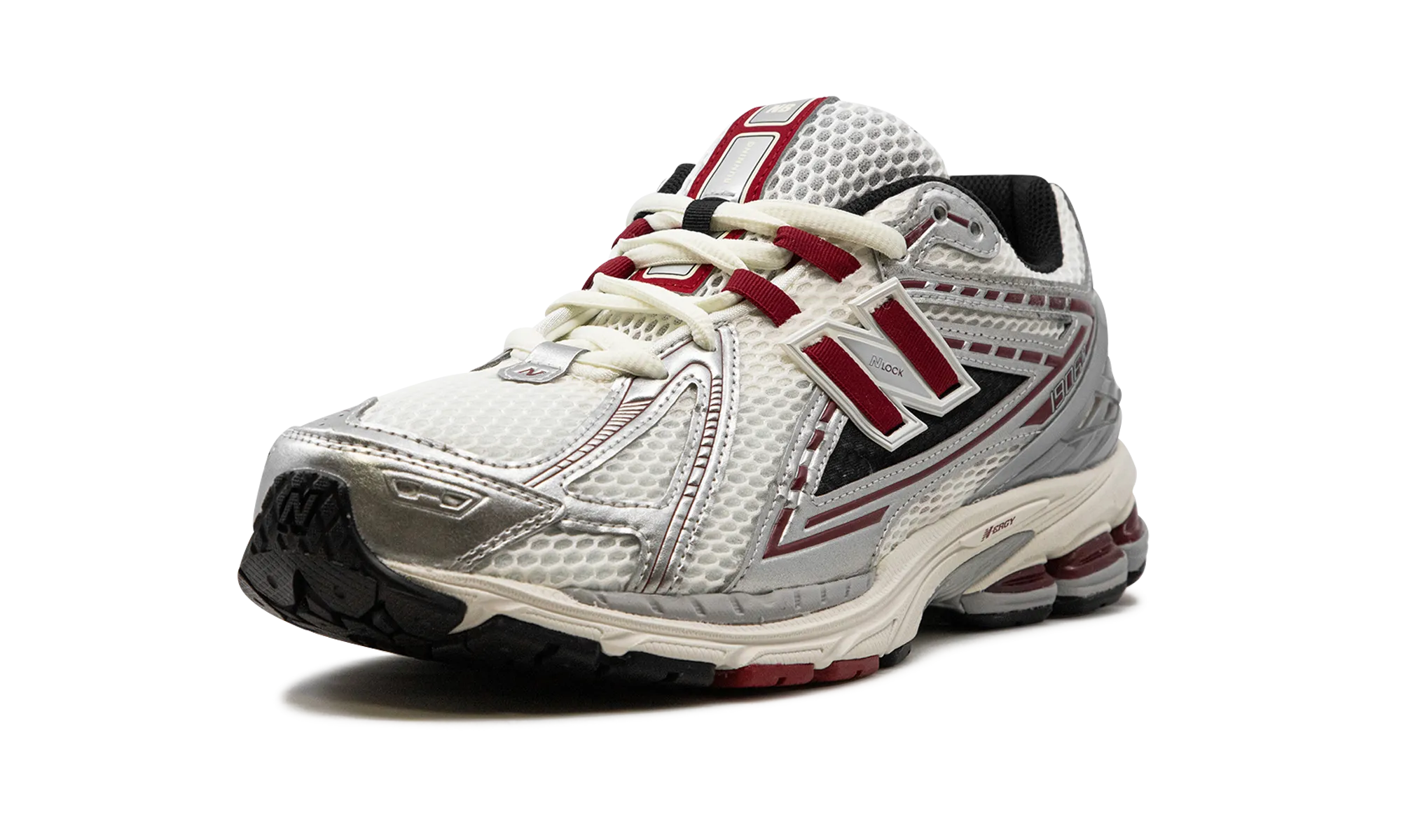 1906R "Silver / Crimson" professional runners' shoes anti - slip running shoes