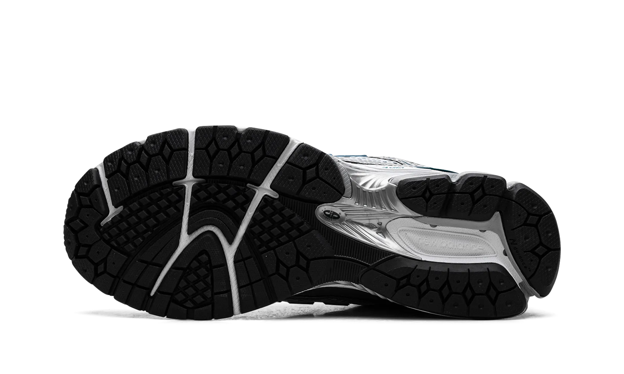 running in bumpy tracks shoes waterproof nylon shoes 1906R "Silver Metallic Deep Ocean"