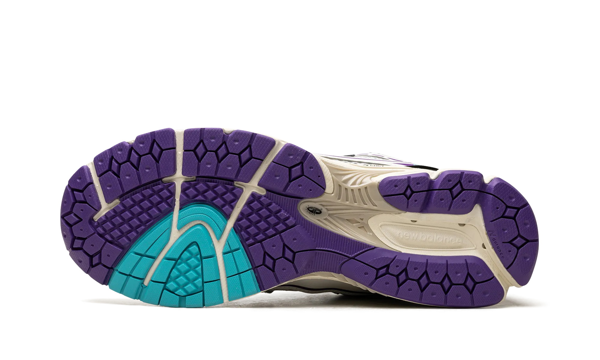 Slip   On Style 1906R "White / Aqua Purple"