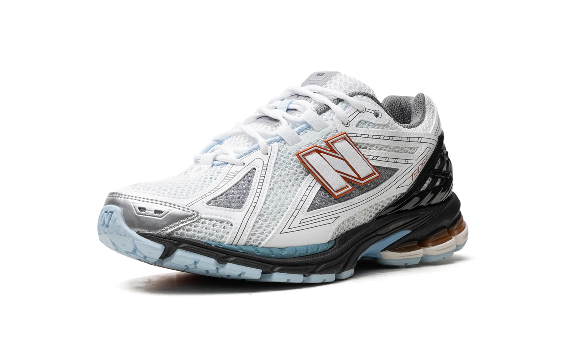 business - travel running shoes low - top mobility 1906R "White Black Copper"