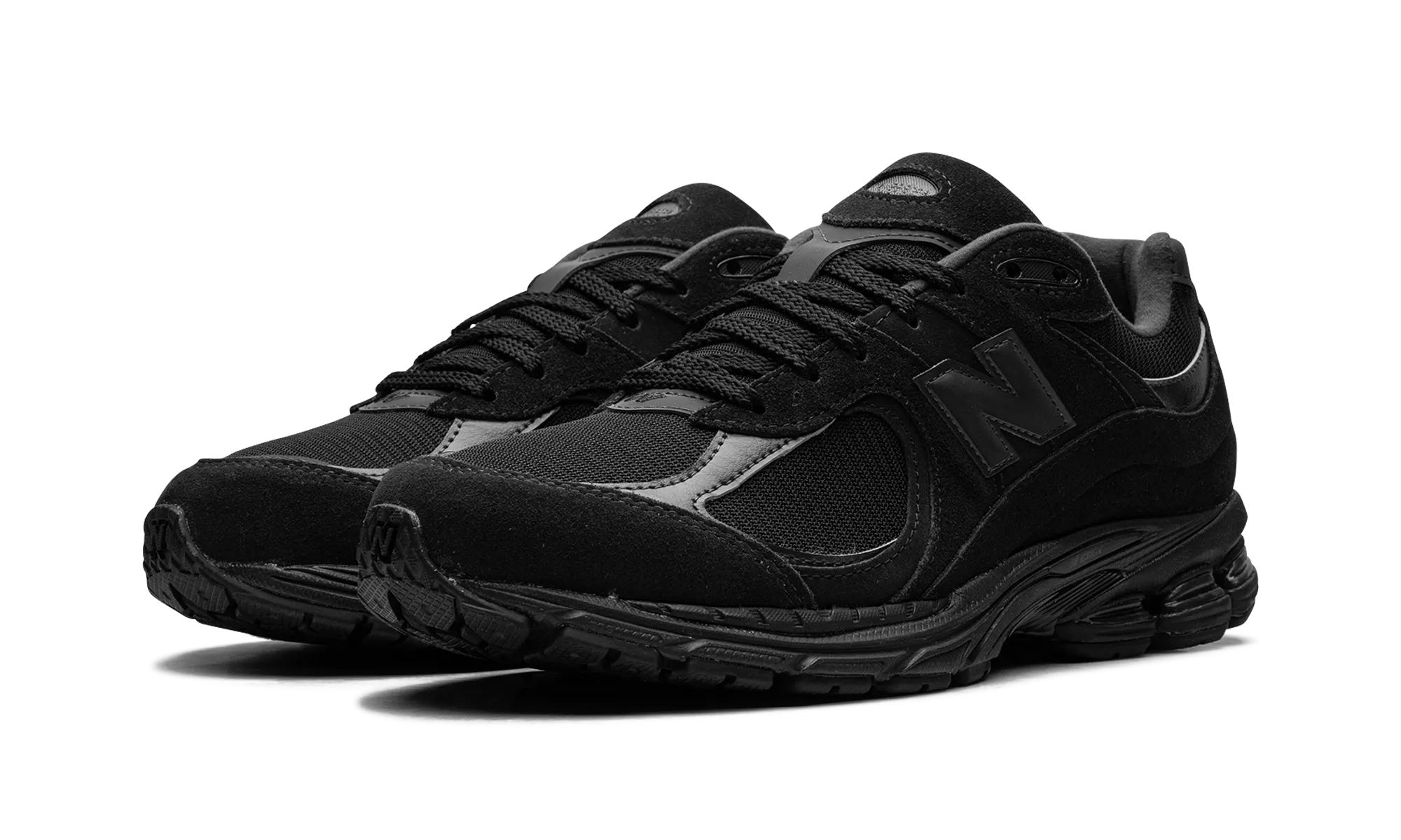ocean - themed running shoes 2002R "Triple Black Suede"
