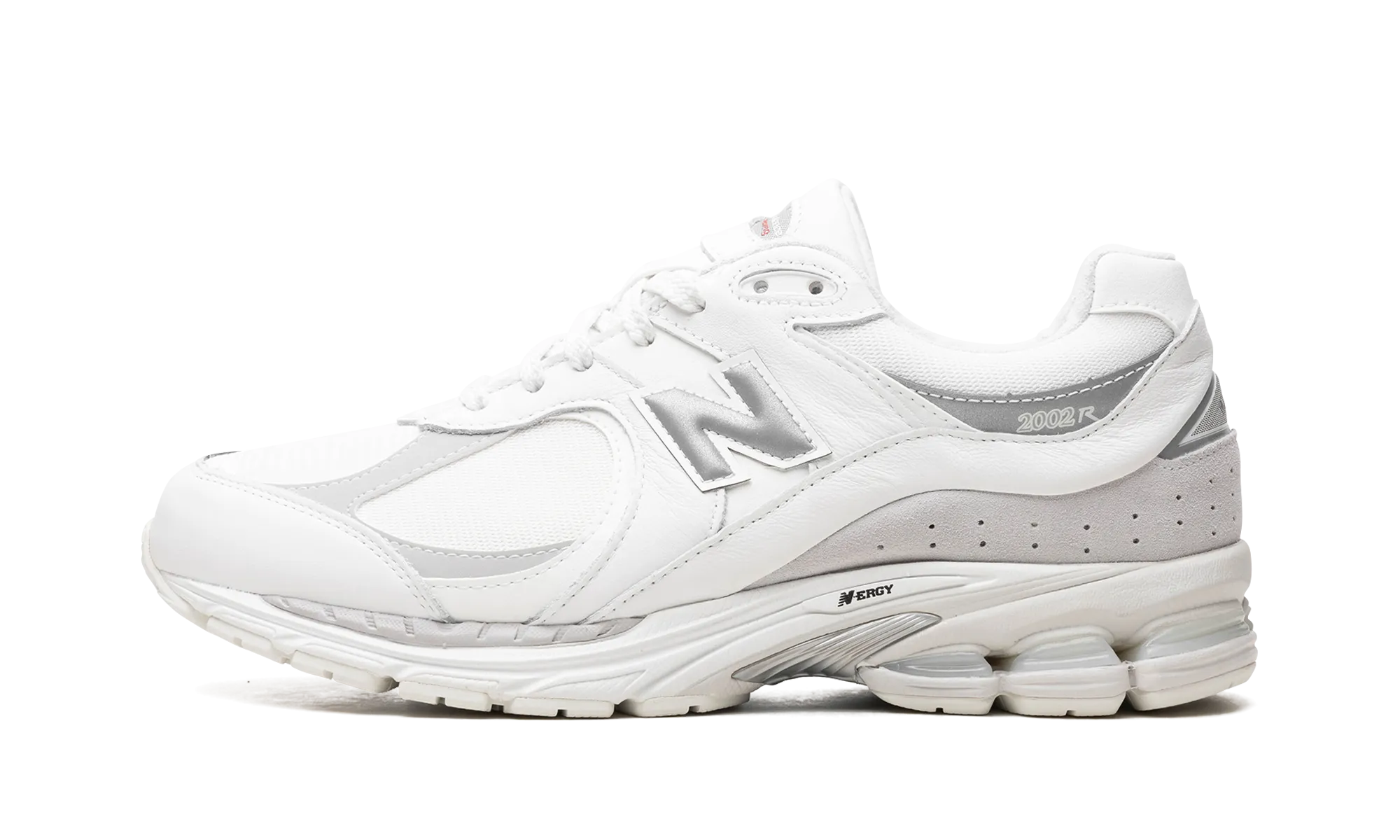 2002RX "White / Grey" evening running shoe period padded - collar - comfortableness shoes