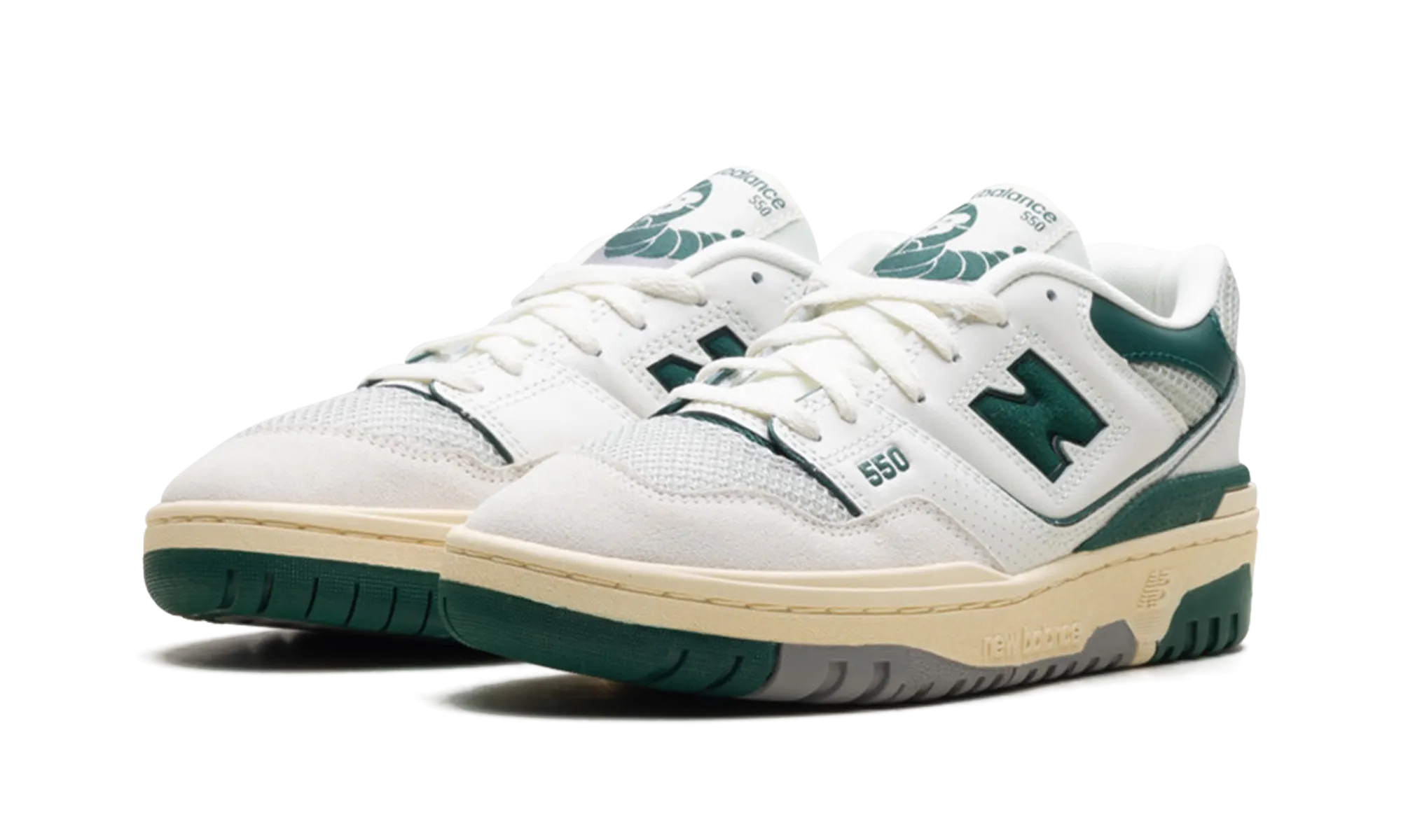 premium - quality perforated shoes 550 GS "Marsh Green"