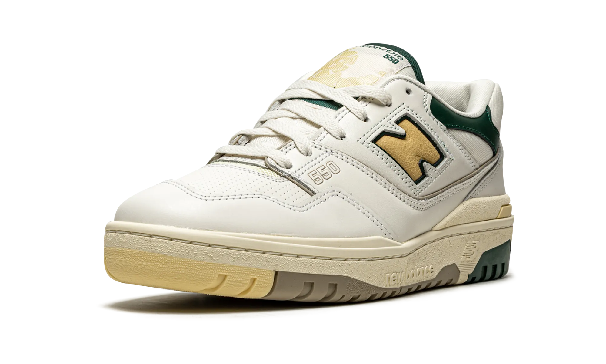 550 "Aime Leon Dore - Natural Green" grassy shoes heat - dissipating running shoes