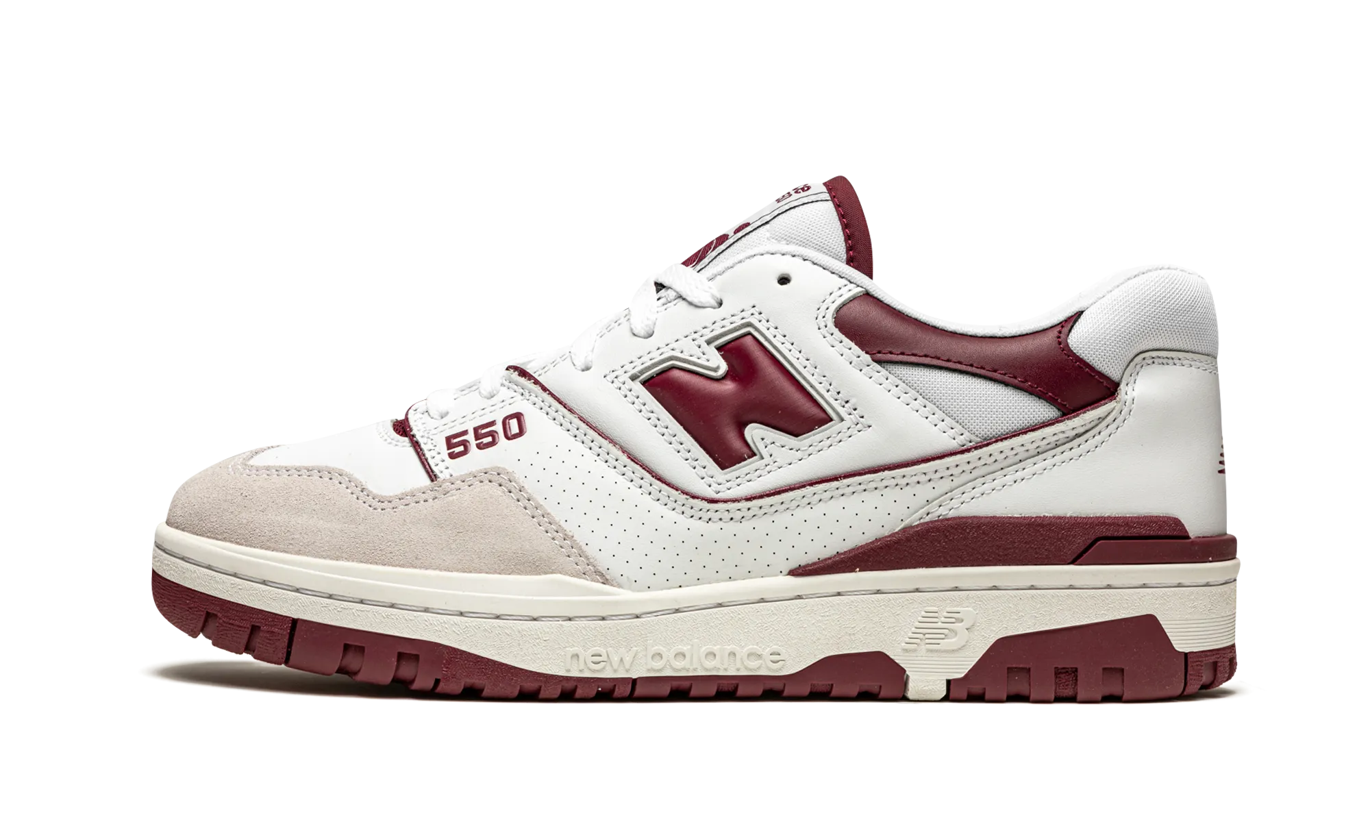 550 "Burgundy" anti - static - feature shoes