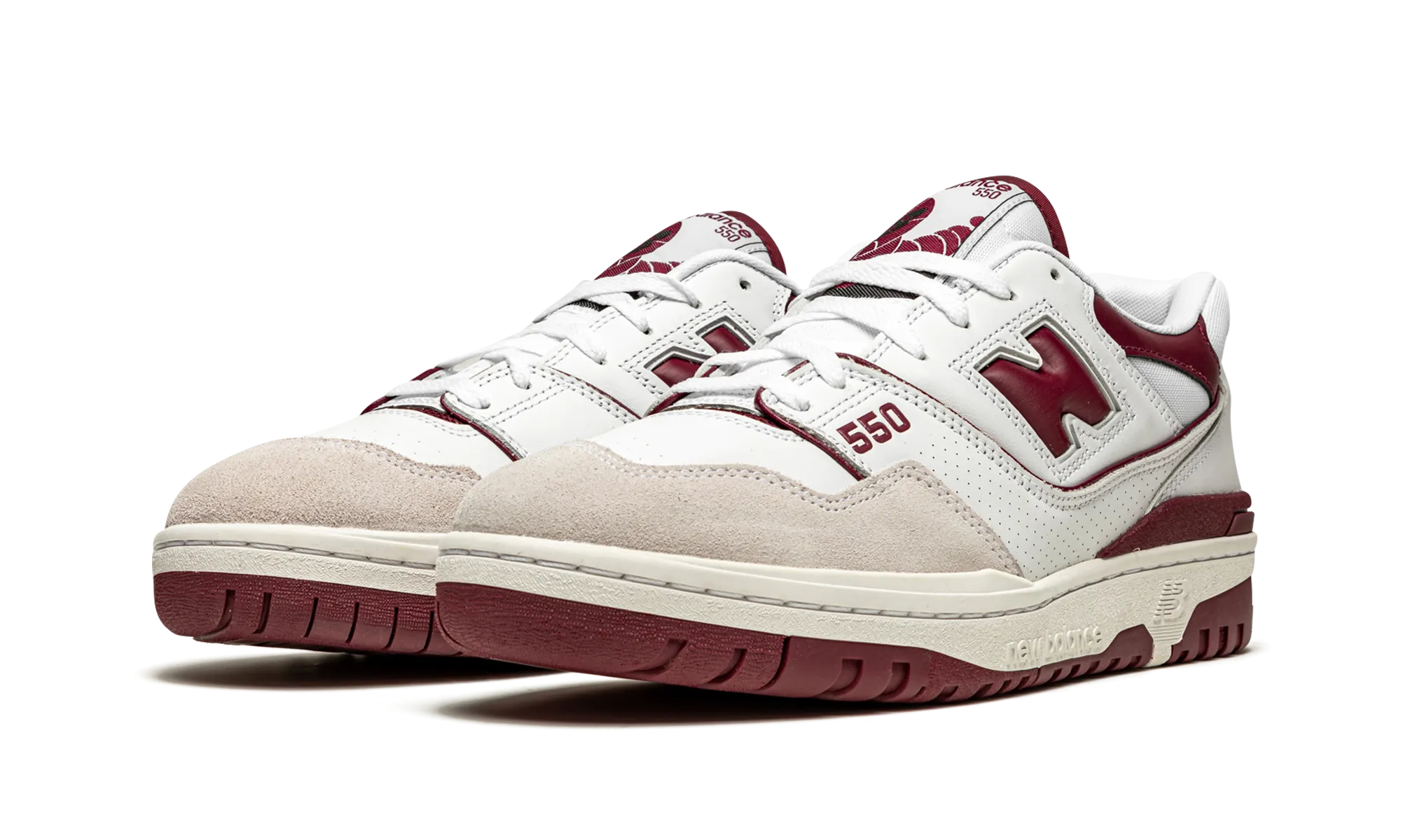 Ventilation - holes velcro - closure shoes 550 "Burgundy"
