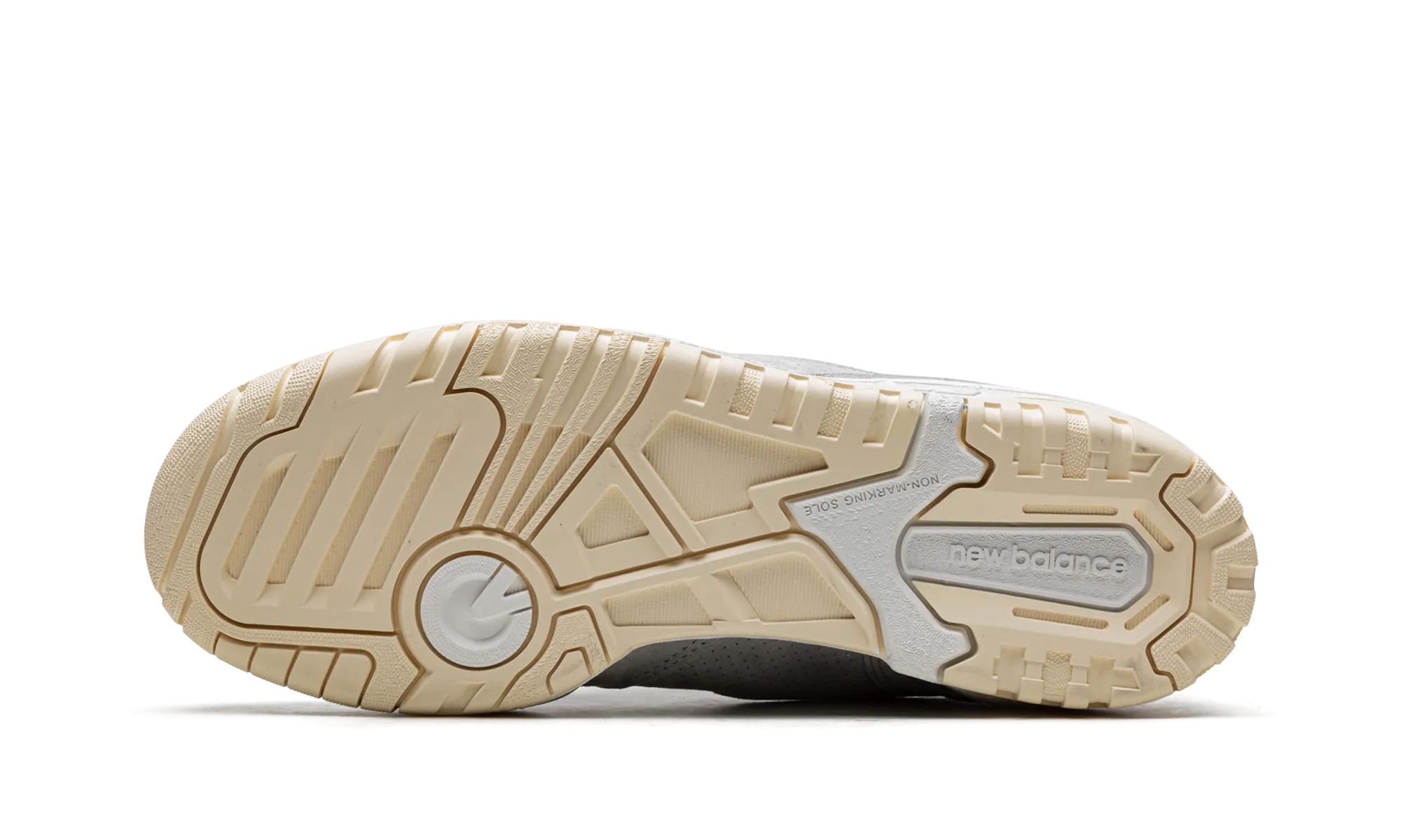 extra - wide running shoes Padded collar 550 "Grey Suede"