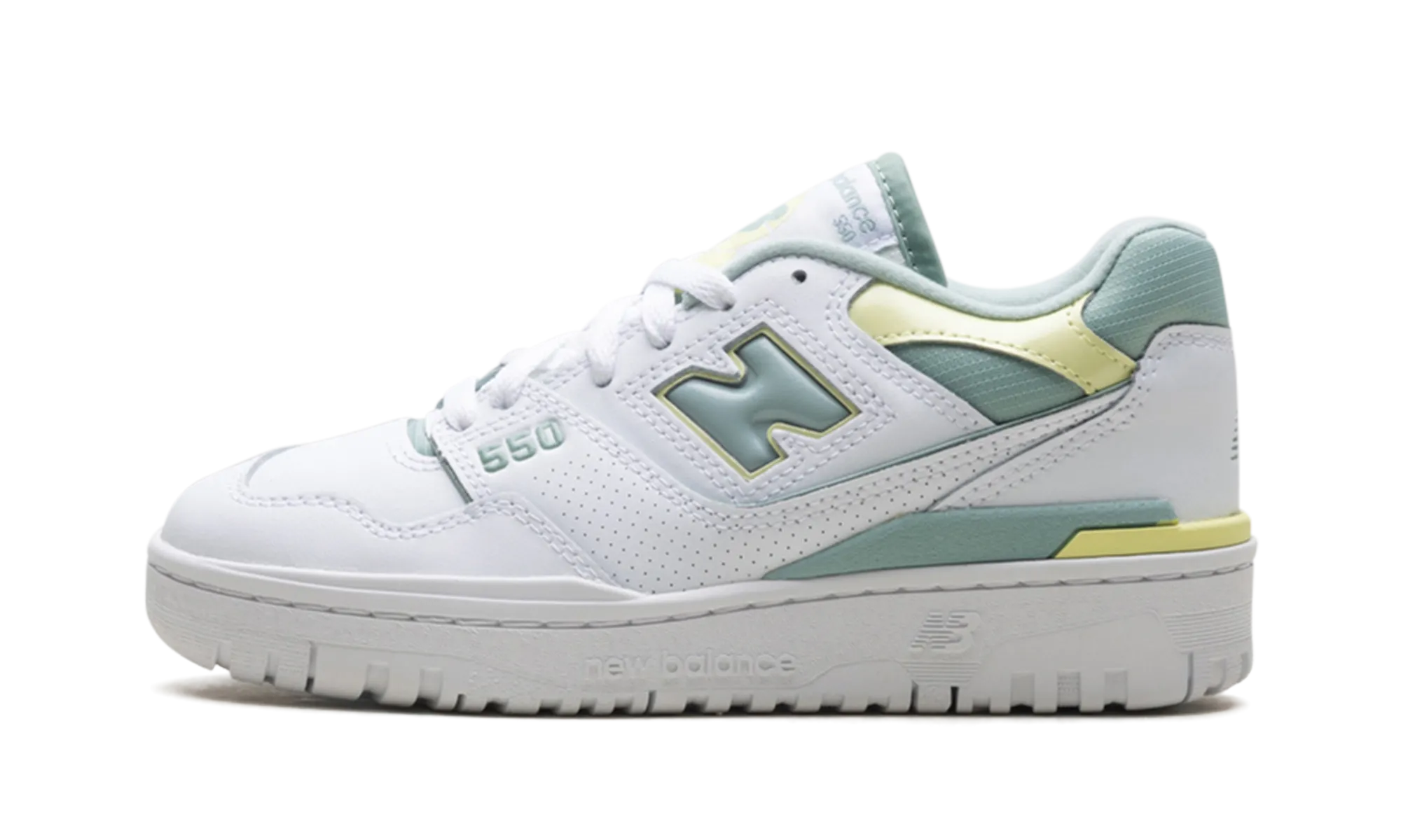 550 "salt marsh" solid - leather shoes