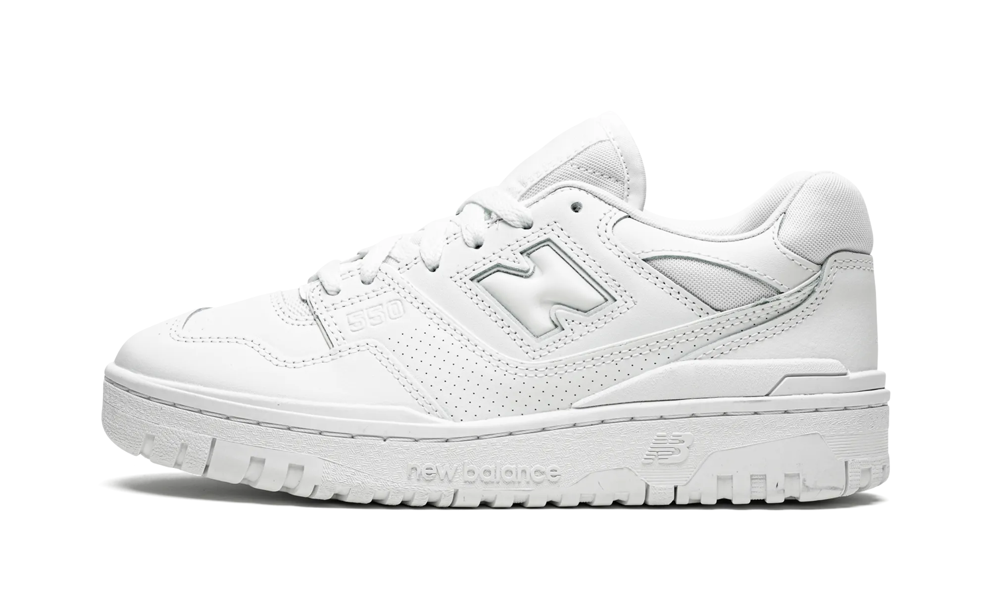 running in windy weather shoes 550 "Triple White"