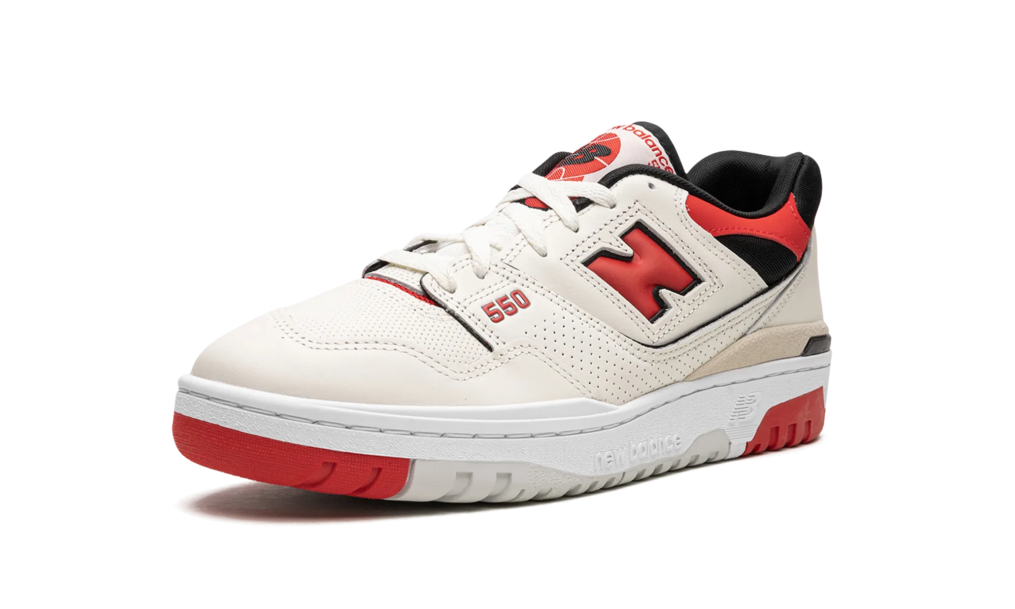 550 "True Red" Trail Performance running in an intersection area shoes