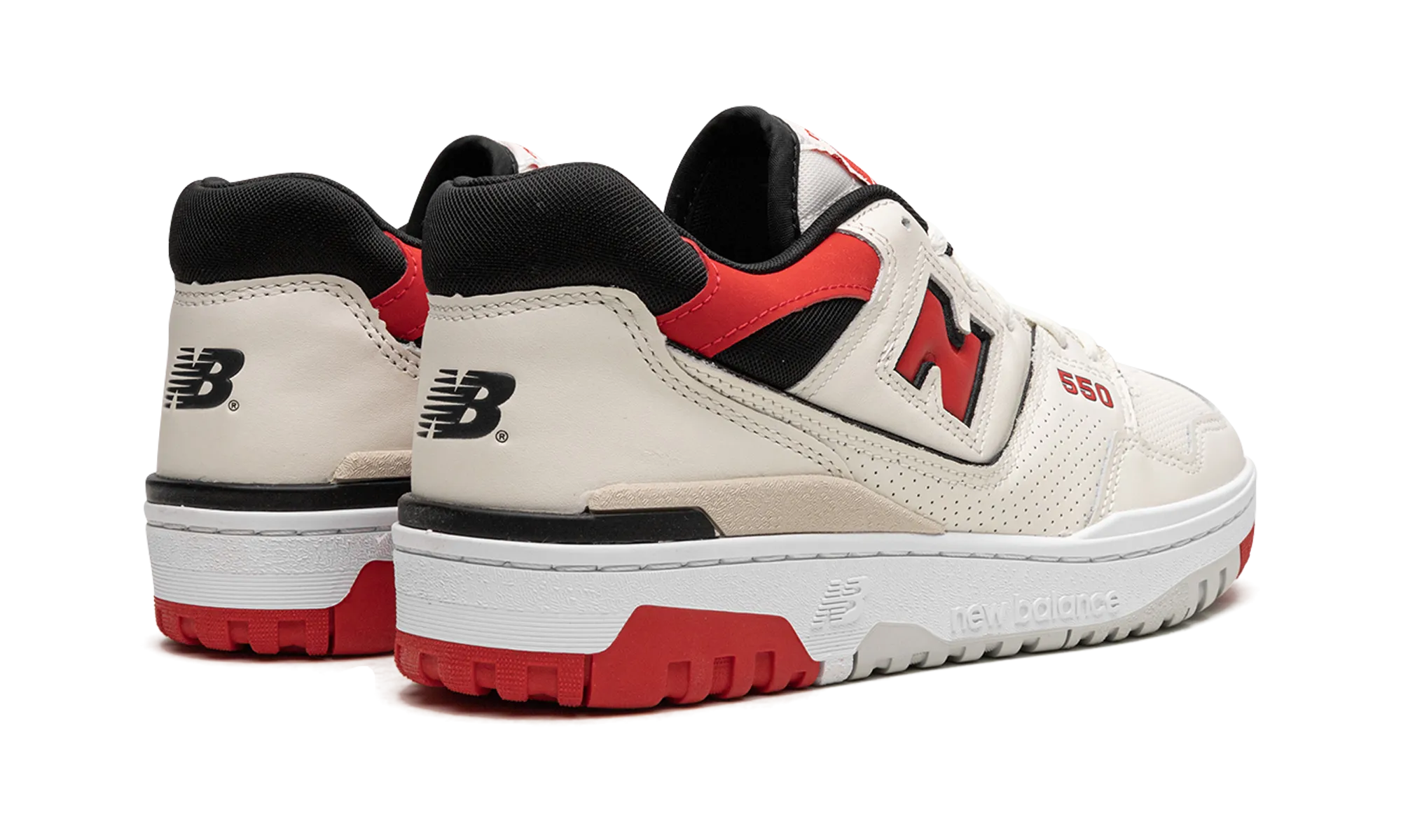 550 "True Red" youth shoe appearance