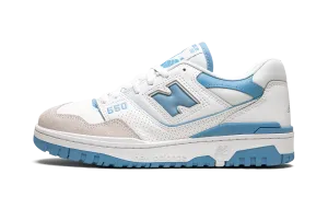 React running with a fanny pack 550 "White / Baby Blue"