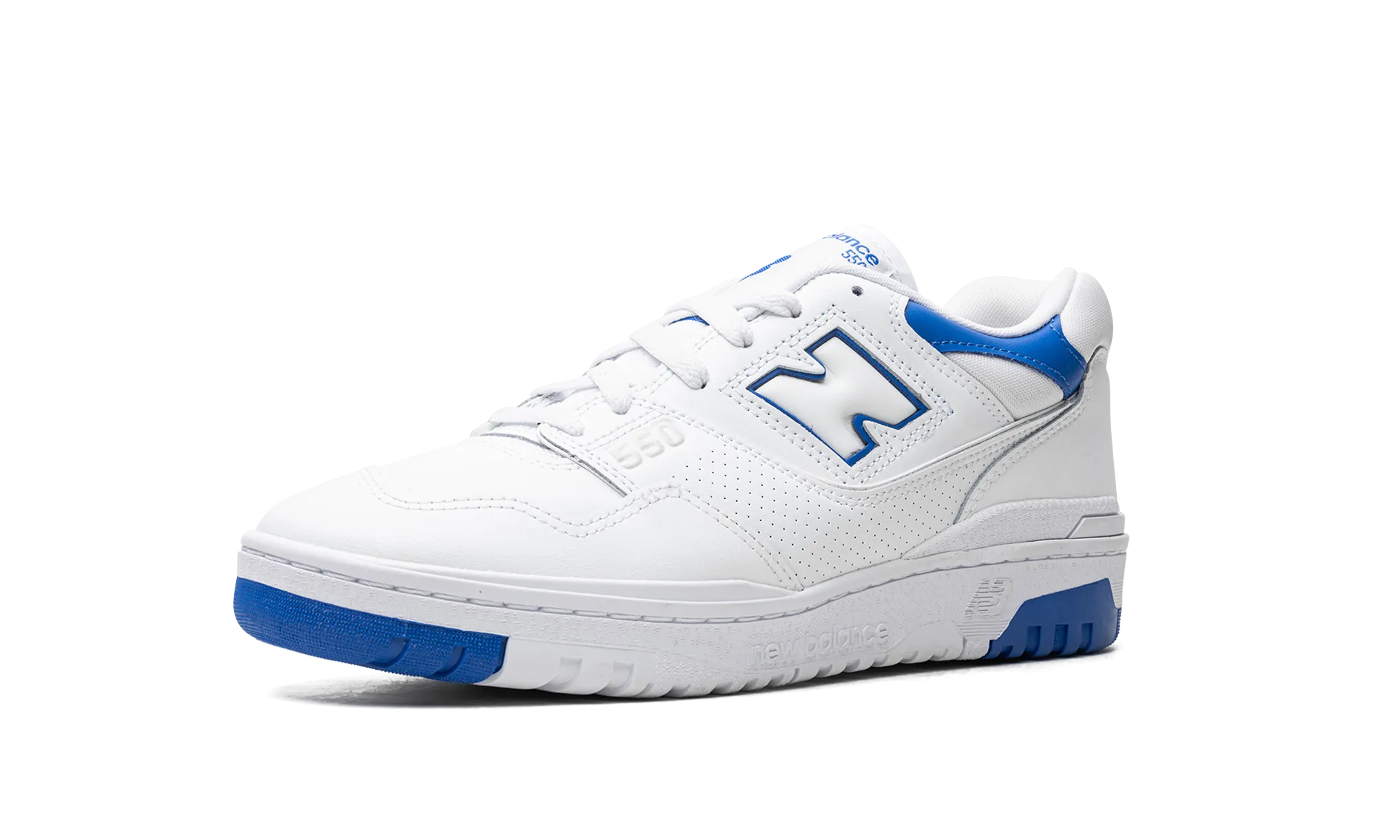 550 "White Cobalt Blue" running shoes for professional male runners soft - touch - comfortability shoes