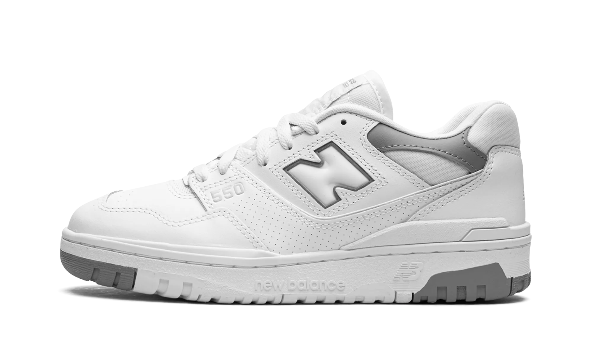 synthetic material shoes 550 "White Grey Cream"