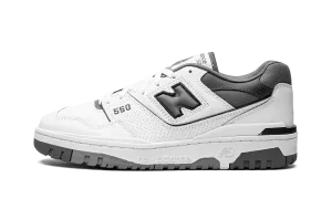 550 "White / Grey" running in a volleyball court area shoes stress - relief running shoe motivation