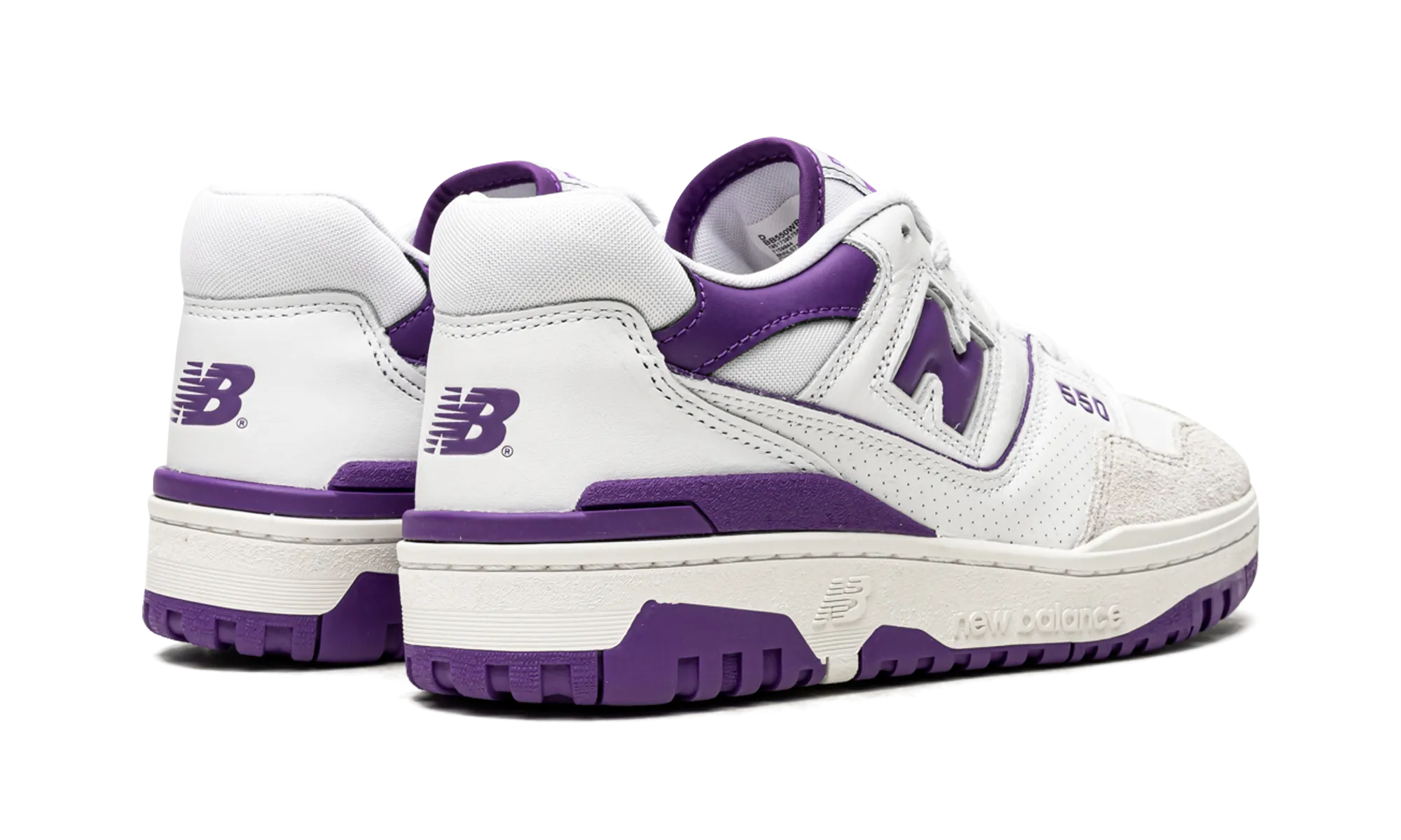 polyester running gear 550 "White / Purple"