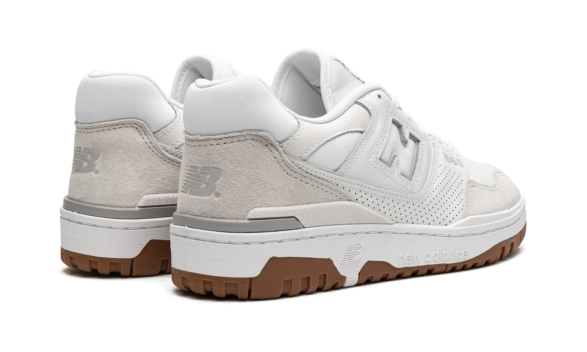 550 "White/Gum" wide - fit shoes