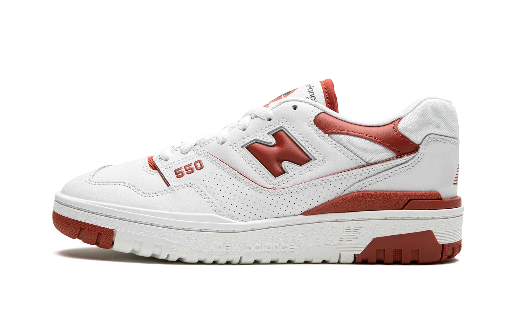 Shiny investment - brand shoes 550 WMNS "Brick Red"