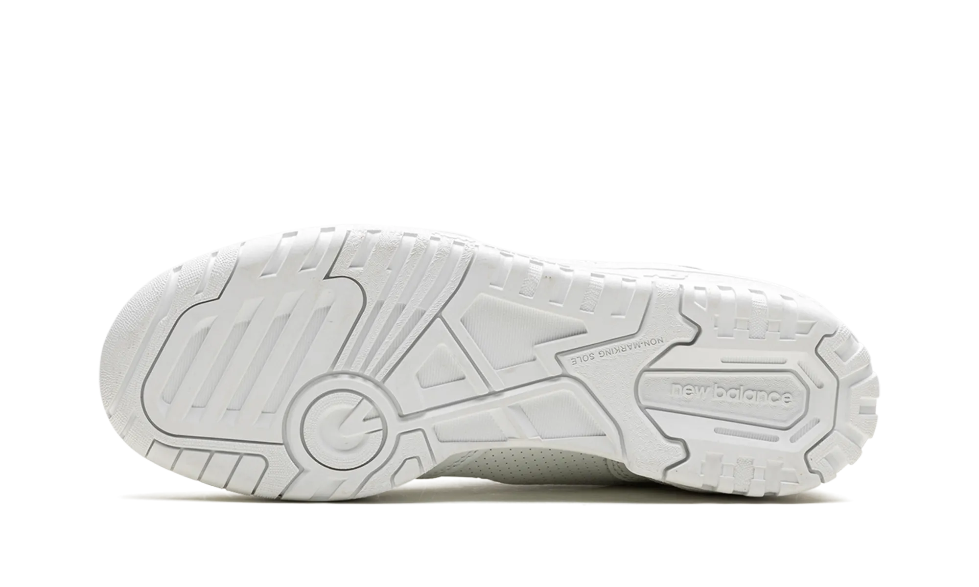 contoured footbed shoes 550 WMNS "Triple White"