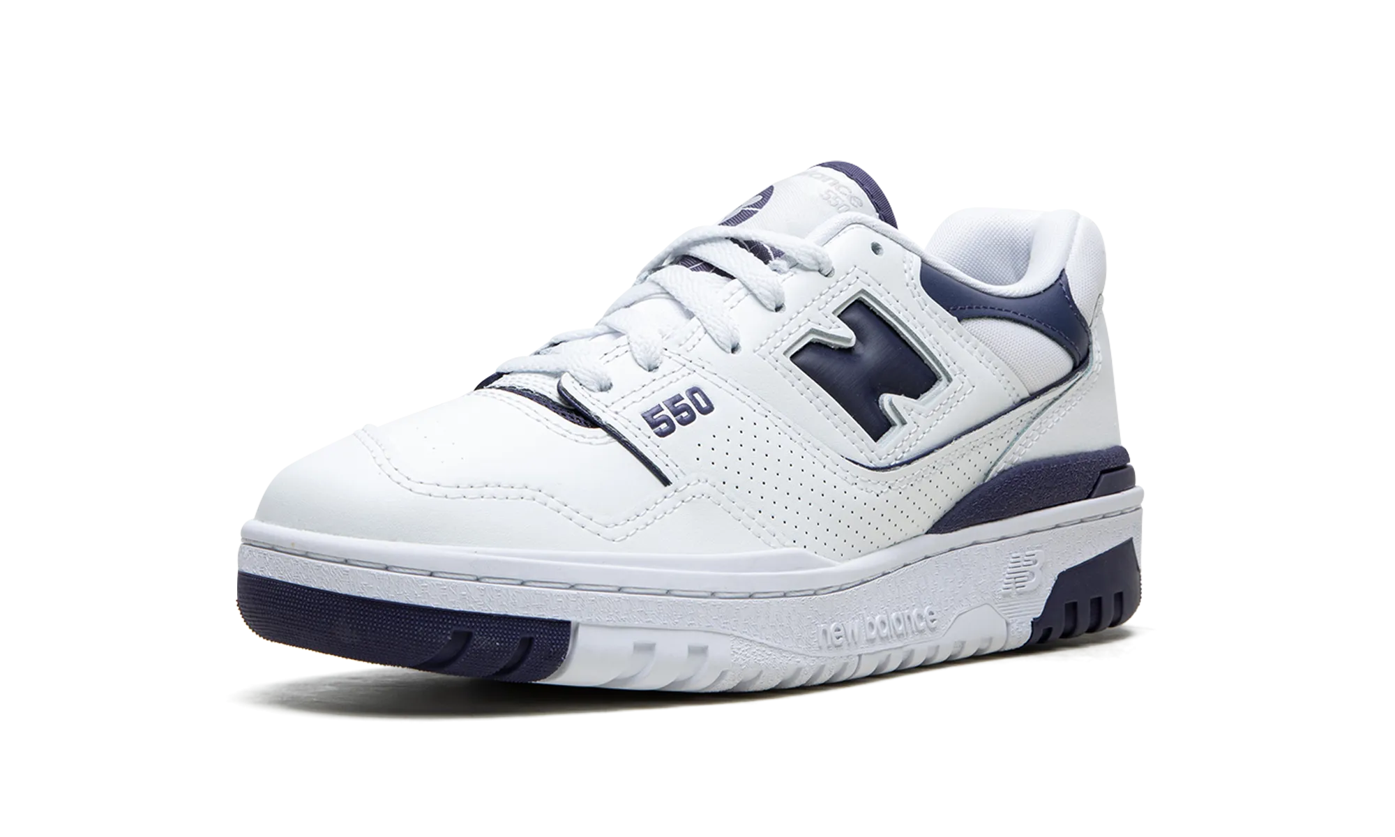 running in 5K races shoes lug - sole shoes 550 WMNS "White Dark Mercury"