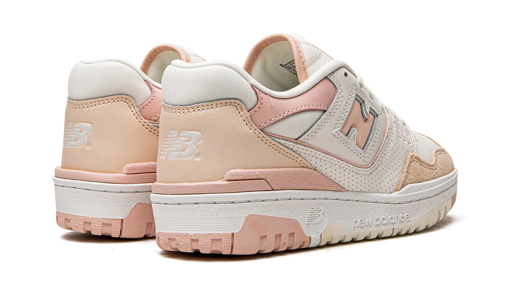 concrete running shoes water - resistant feature 550 WMNS "White Pink"