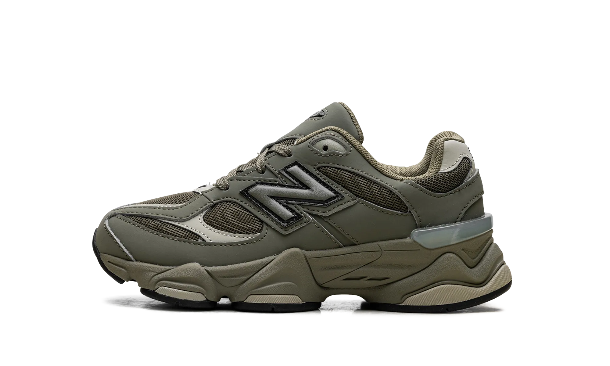 9060 GS "Dark Olivine" personalized shoes Hilly terrain adaptability