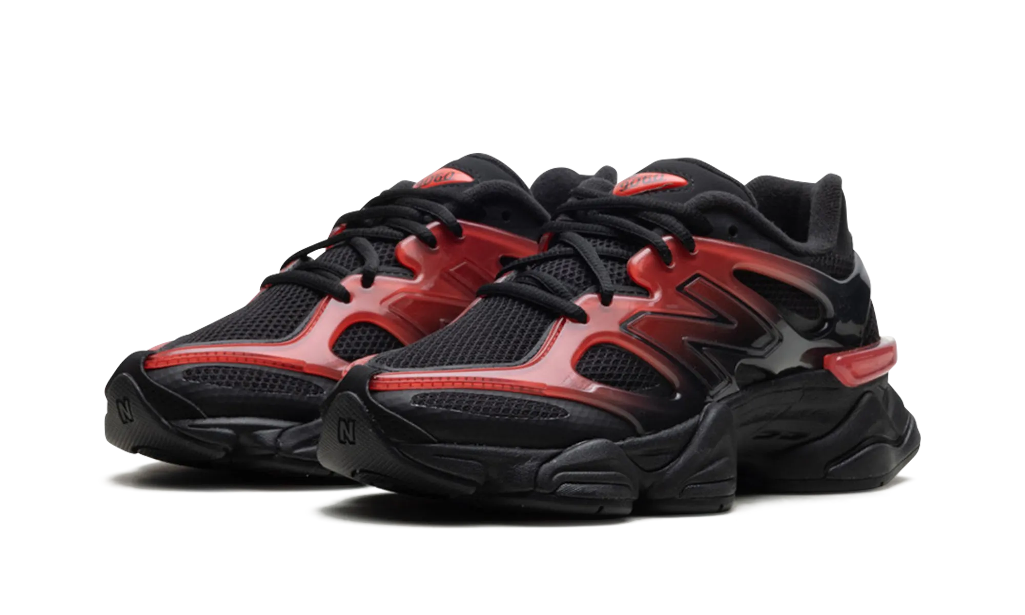 Breathable Design heel - cup support 9060 "Black Red Gradient"