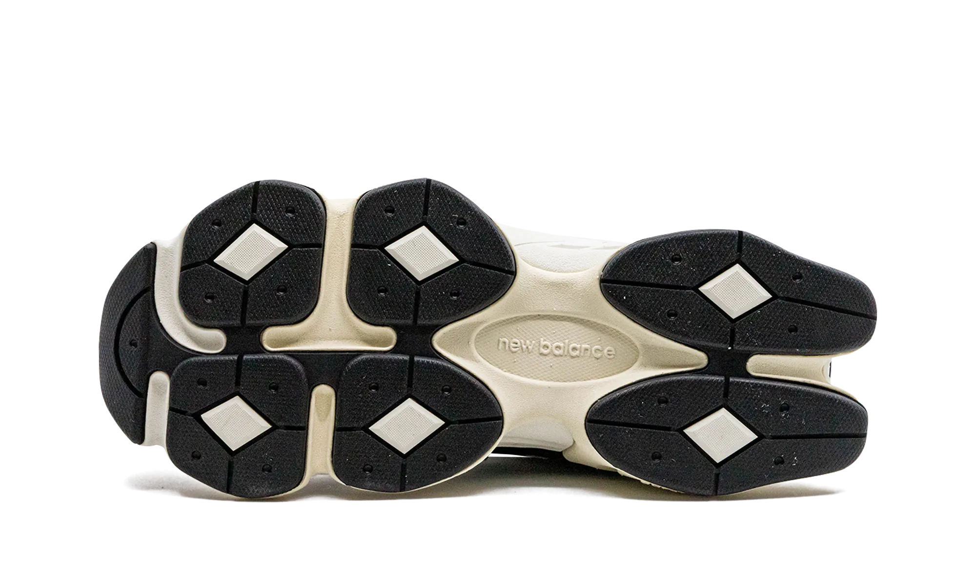 open - toe - feature shoes 9060 "Black / White"