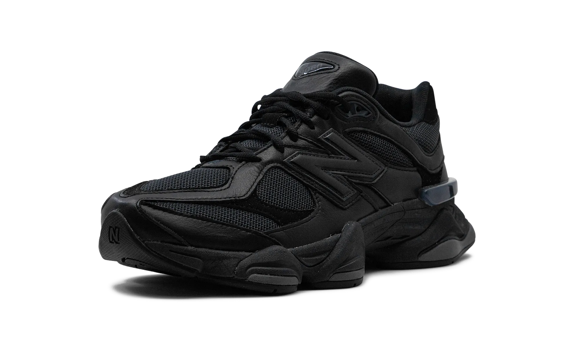 9060 "BLACK" adjustable - strap - feature shoes
