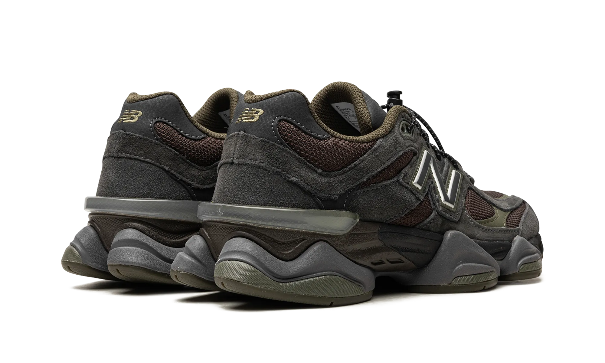 glass - fiber - reinforced shoes running in autumn shoes 9060 "Blacktop/Dark Moss/Black"