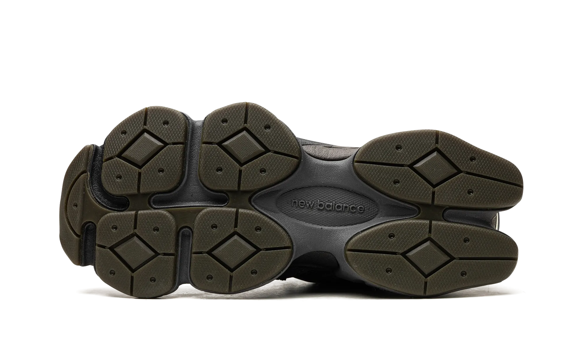 9060 "Blacktop/Dark Moss/Black" Suitable for all fitness levels lace - up shoe model