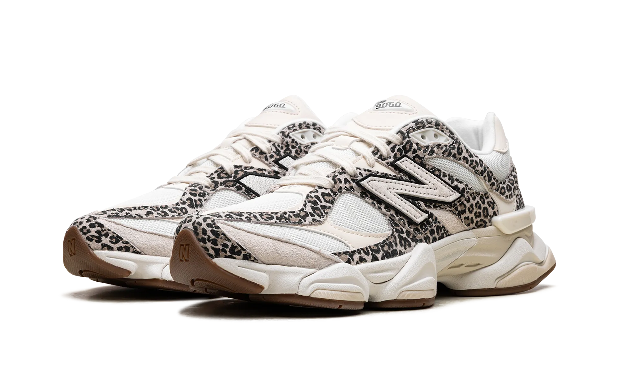 short - distance running footwear 9060 "Brown / White"