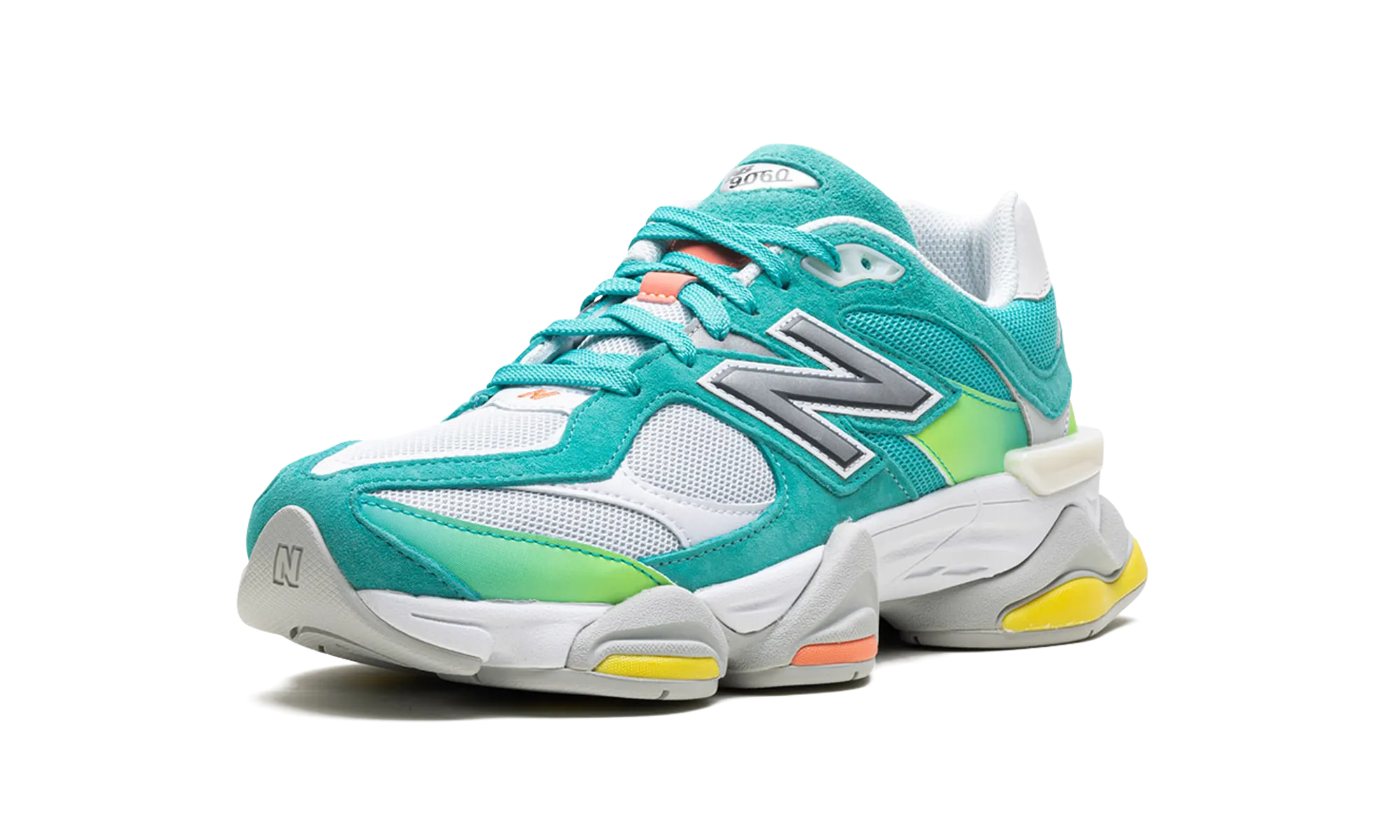 9060 "Cyan Burst" running in sloped tracks shoes multi - layer sole shoes