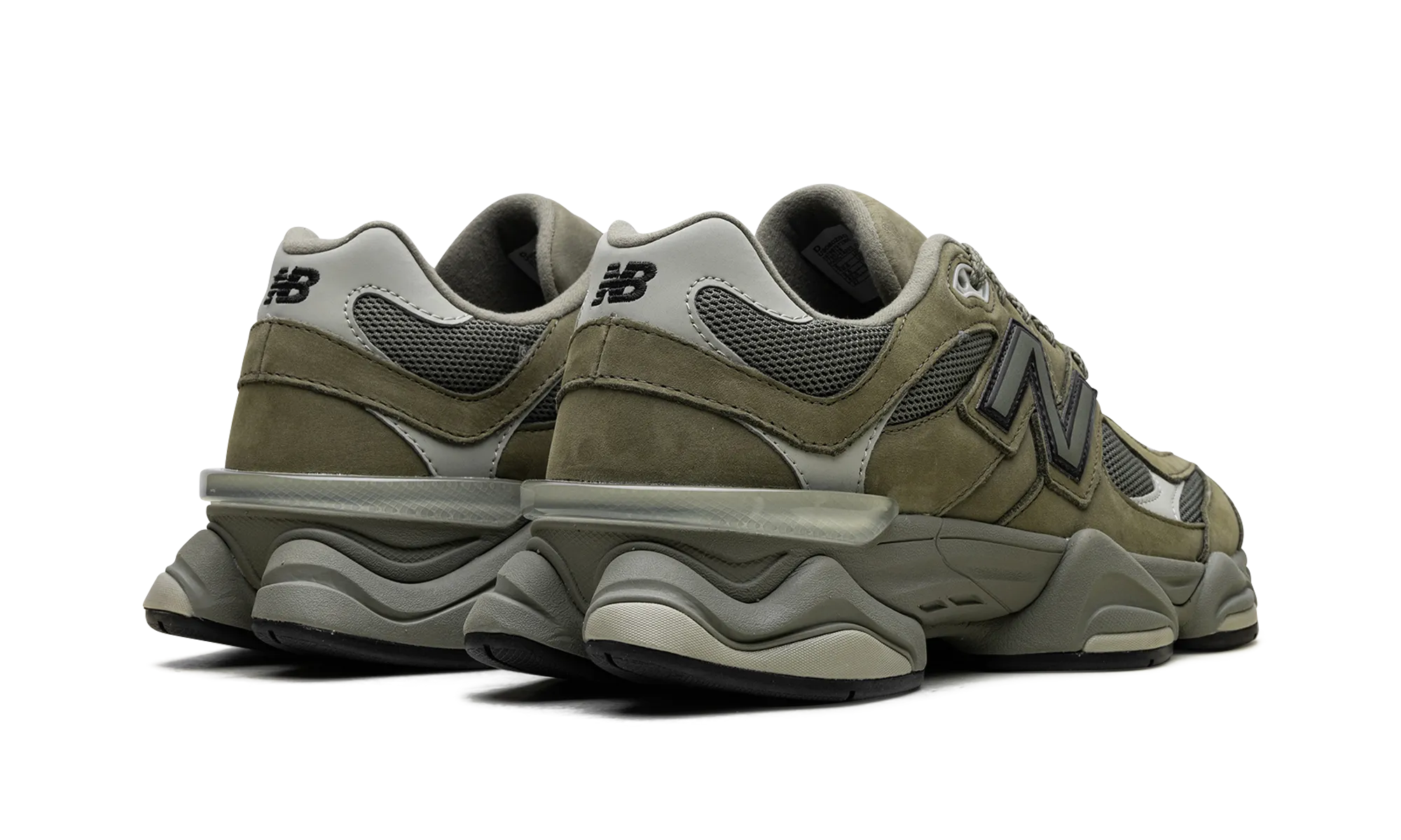 9060 "Dark Olivine" outdoor - ready solo running shoe usability