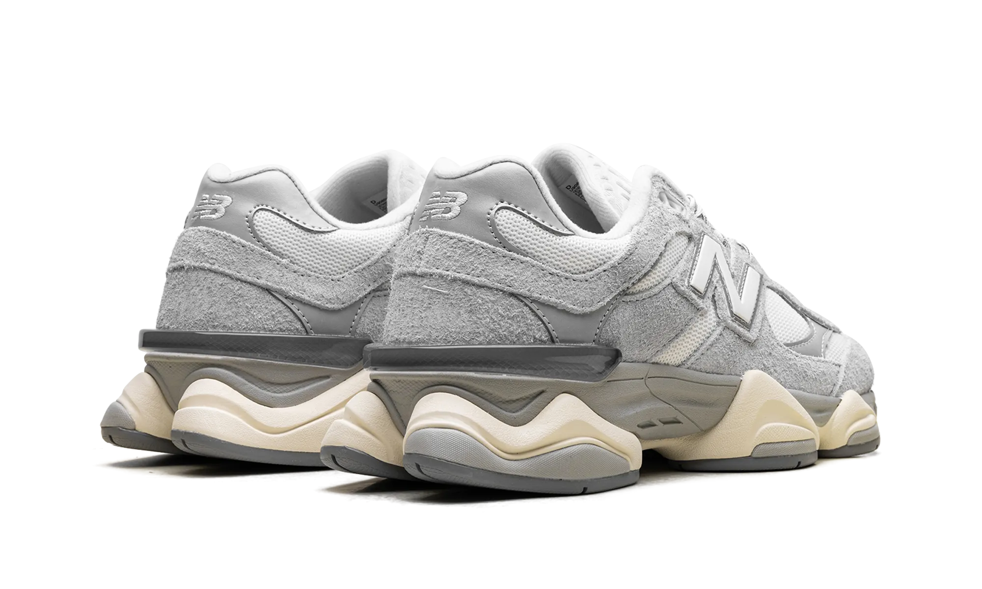 running with a gum rubber outsole 9060 "Light Grey White"