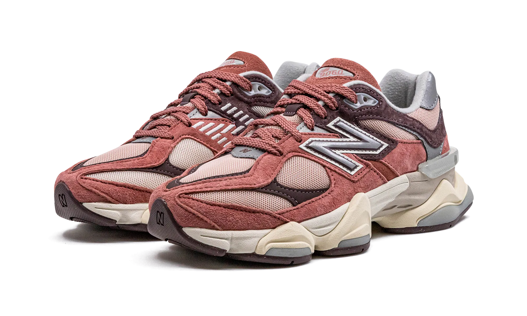 no - carbon - fiber - plate shoes Flexible Construction 9060 "Mineral Red/Truffle"