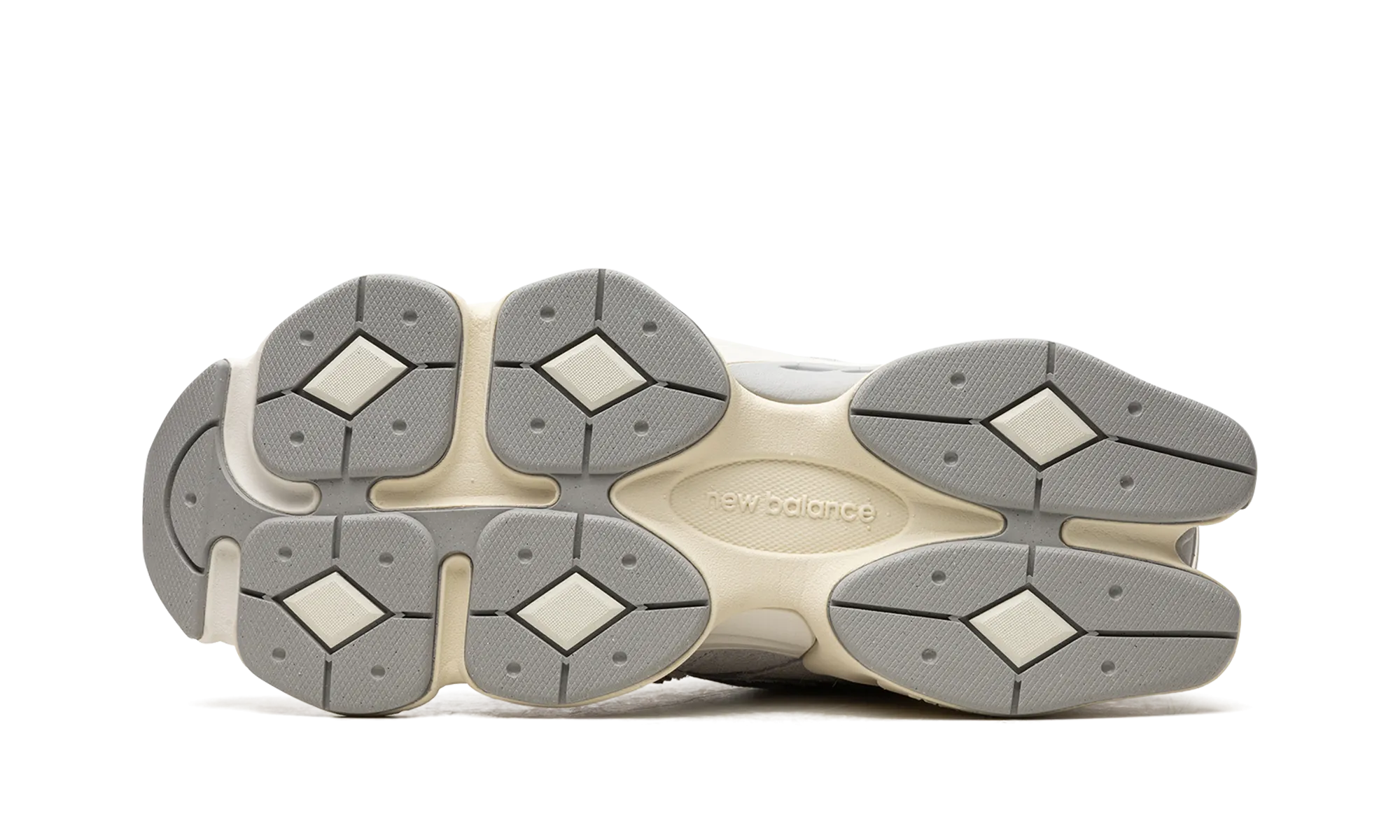 9060 "Quartz Grey" logo - printed shoes