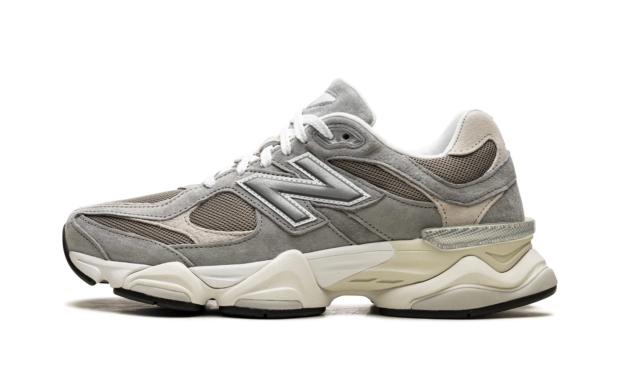 9060 "Slate Grey Arid Stone" running in a subway station area shoes foam insole shoes