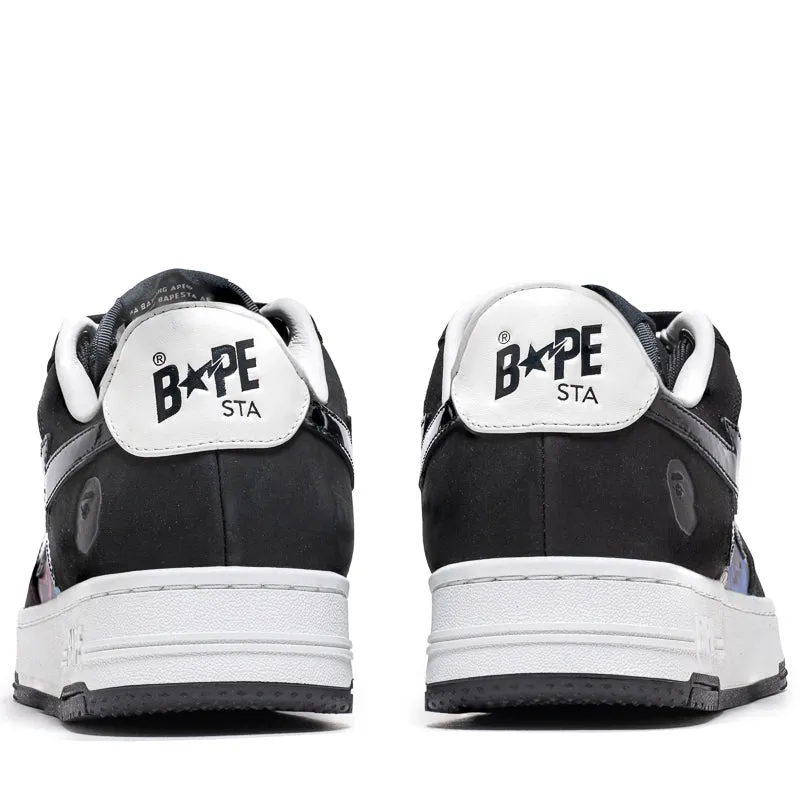 A Bathing Ape Bape Sta #2 - Black Vegan Leather Construction