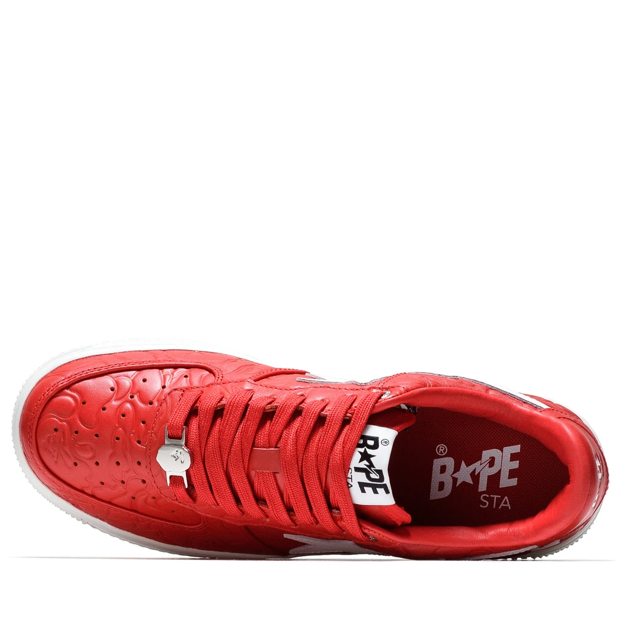 Work Life Seamless Knit Construction A Bathing Ape Bape Sta #3 M1 - Red