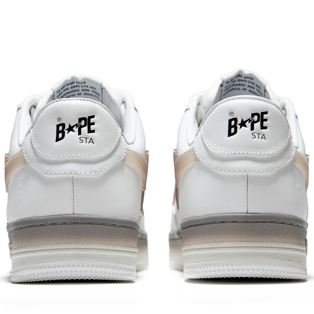 Shock absorption tech A Bathing Ape Bape Sta #5 M1 - White