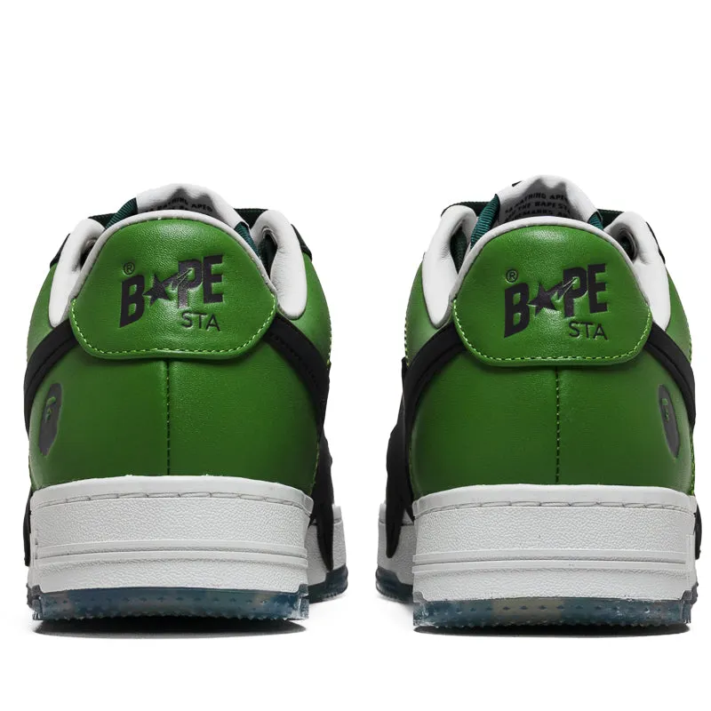 A Bathing Ape Bape Sta OS - Green Secure lacing system