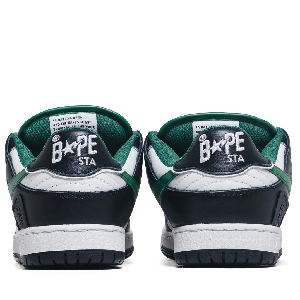 A Bathing Ape New Bape Sk8 Sta #1 M2 - Black/Green All Day Fit