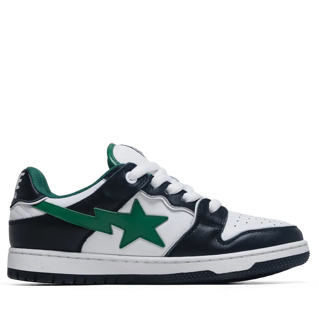 Flexible Design MoldedInsole A Bathing Ape New Bape Sk8 Sta #1 M2 - Black/Green