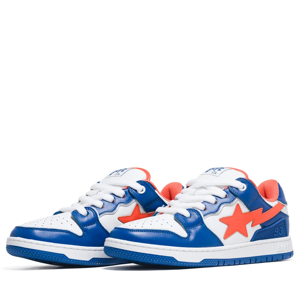 A Bathing Ape New Bape Sk8 Sta #1 M2 - Blue/Orange Unique Style Low Profile Cushion