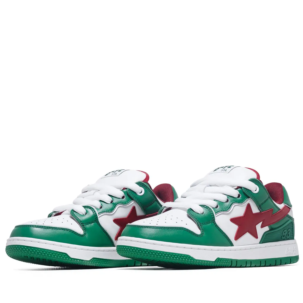 Urban Daily A Bathing Ape New Bape Sk8 Sta #1 M2 - Green/Red