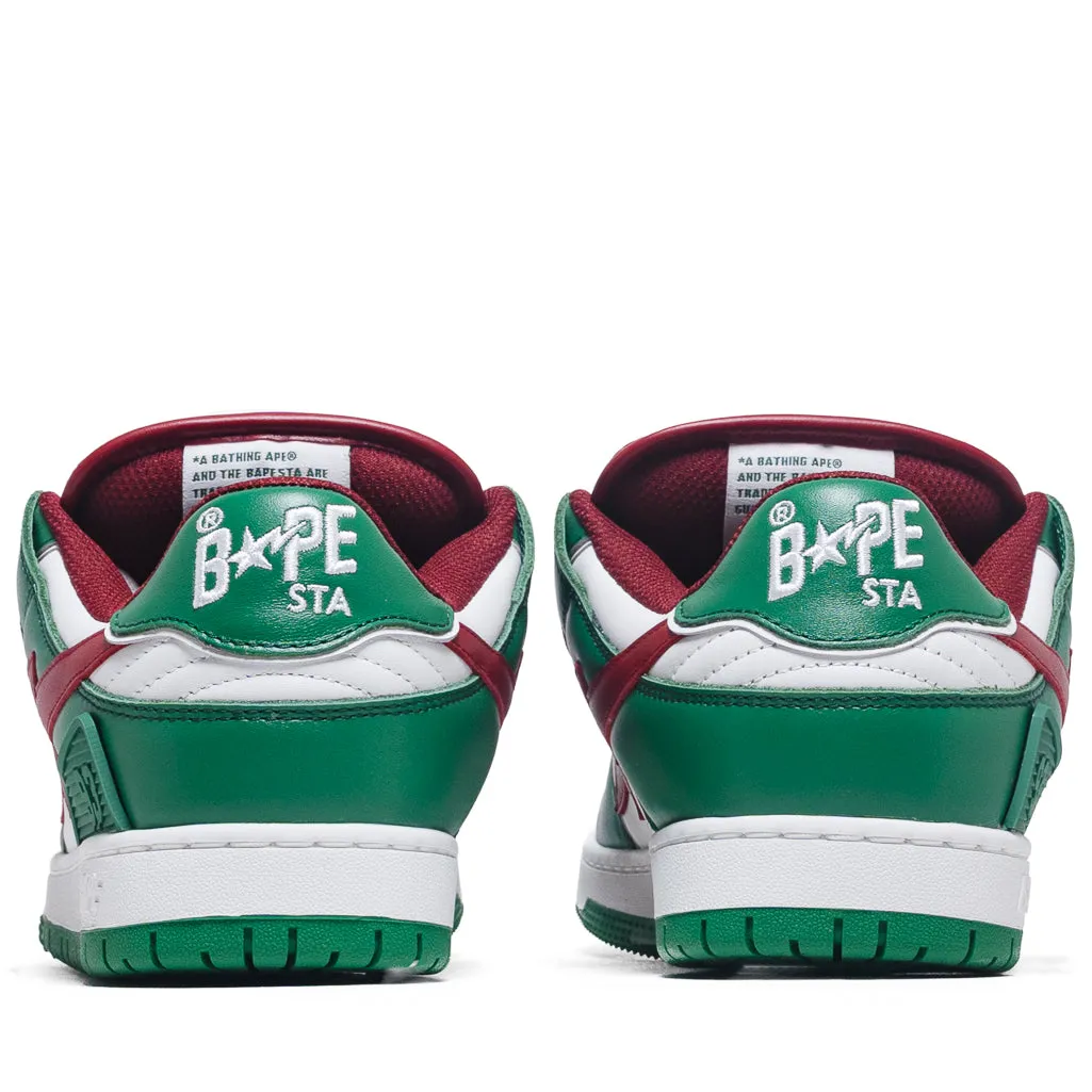 A Bathing Ape New Bape Sk8 Sta #1 M2 - Green/Red Streamlined Build Speedy Walk